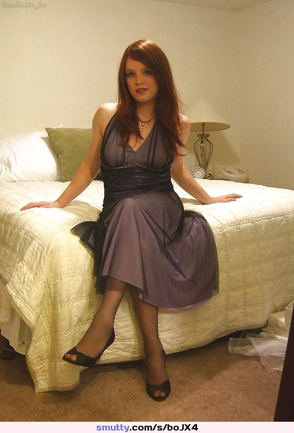 hot romanian girl is a great fuck #shemale #edgeofbed #purpledress #RedHeadGoddess #gorgeoustrap #heels #iwanttomarryhe