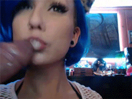 minnie shows her jewel porno pics #BurningAngel #blueHair #ProxyPaige #piercings